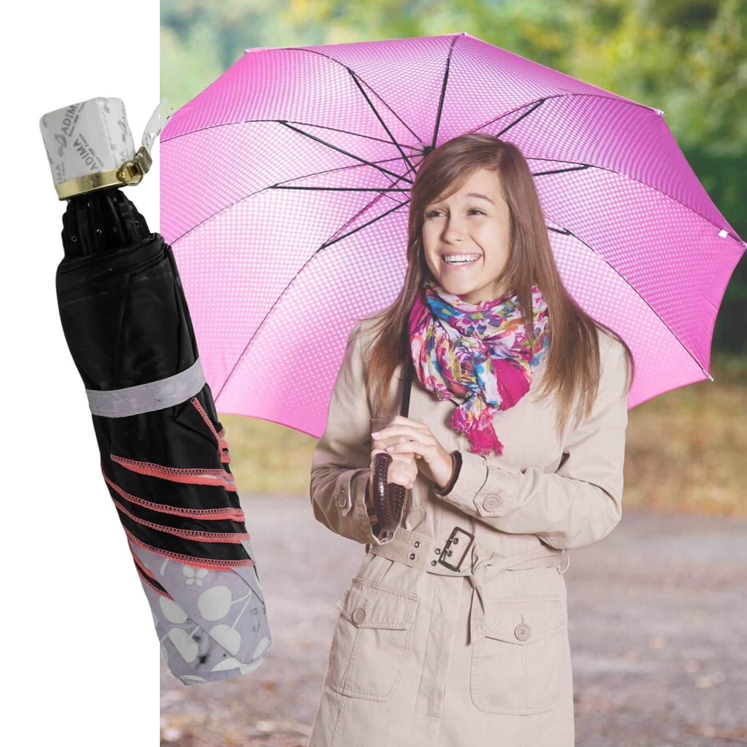 2 Fold Sun Protective Solid Foldable Outdoor Umbrella, Portable Sun, UV Protection Lightweight Rain Umbrella With Umbrella Case For Girls, Women, Men, Boys 2 Fold Sun Protective Solid Foldable Outdoor Umbrella, Portable Sun, UV Protection Lightweight Rain Umbrella With Umbrella Case For Girls, Women, Men, Boys